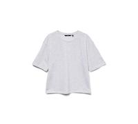 VERO MODA Donna Vmronja 2/4 Sweat Jrs Ga Noos, Super Light Grey Melange, S