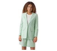 VERO MODA Donna Vmzelda L/S Noos Blazer, Verde Mist Green, 44