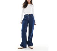 Vero Moda - Elly - Jeans a fondo ampio blu scuro S
