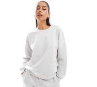Vero Moda - Felpa oversize grigio chiaro in coordinato L
