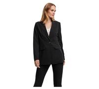 VERO MODA Giacca blazer classico con un bottone e vestibilità morbida. Nero
