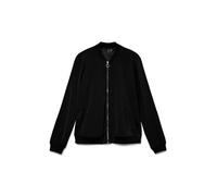 VERO MODA Giacca Blouson Sartoriale con Colletto Volante a Zip - Giacca Leggera e Versatile, Colore:Nero, Taglia:S