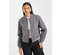 VERO MODA Vmfortune Short Bomber Jacket Ga Noos, Medium Grey Melange, XS, Melange Grigio Medio, x_s