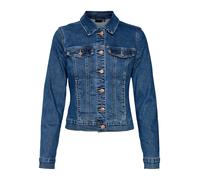 Vmluna Ls Slim Dnm Jacket Mix Ga Noos by Vero Moda XS Blu
