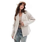 Vero Moda - Giacca elegante taglio corto color crema con cintura-Bianco XL
