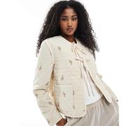 Vero Moda - VMEVELYN SHORT JACKET Beige - Abbigliamento - Taglia M M Beige