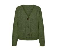 VERO MODA Giacchetta 'VMBOOM' verde scuro Donna - Abbigliamento - Taglie comode - Pullover e cardigan - Cardigan VERO MODA S