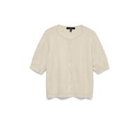 VERO MODA Giacchetta 'VMDoffy' bianco lana Donna - Abbigliamento - Taglie comode - Pullover e cardigan - Cardigan VERO MODA M