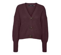 VERO MODA Vmlea Ls V-neck Cuff Cardigan Noos, Maglione Donna, Pine Grove, S