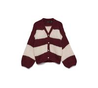 VERO MODA Giacchetta 'VMMaybe' crema / rosso carminio Donna - Abbigliamento - Taglie comode - Pullover e cardigan - Cardigan VERO MODA XL