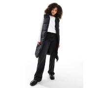 Vero Moda - Gilet imbottito taglio lungo nero XXS