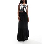 Vero Moda - Gonna lunga bohémien nera-Nero S
