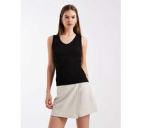 VERO MODA Short Skort Vmmelina HW Noos-Pantaloncini Corti, Rivestimento Argento, M Donna