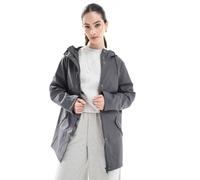 Vero Moda - Impermeabile color asfalto con cappuccio-Grigio 2XL