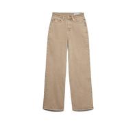 VERO MODA Jeans da Donna Vmtessa HR Straight Color Ga Noos, Visone Argenteo, 30W x 30L