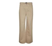 VERO MODA Jeans da Donna Vmtessa HR Wide Color Ga, Silver Visone, 27W x 30L, Visone Argentato., 27W x 30L