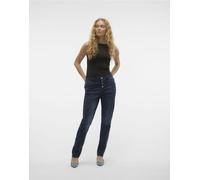 Vero Moda - Jeans dritti in denim blu medio L L32