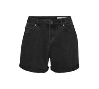 Vero Moda Vmzuri Hr Loose Shorts Mix Noos, Pantaloncini Donna, Nero (Black Denim), XS