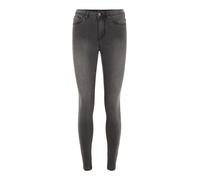 Vero Moda VMTANYA MR S Piping Jeans VI207 Noos Skinny, Grigio (Dark Grey Denim Dark Grey Denim), 34/ L32 (Taglia Unica: X-Small) Donna
