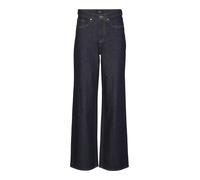 VERO MODA Vmtessa HR Wide Jeans Ra369 Ga Noos, Denim Blu Scuro. Dettagli: Rinse, 27W x 30L Donna