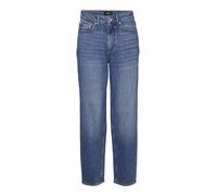 VERO MODA VMTESSA HR Mom Jeans RA380 GA Noos, Media Blu Denim, 26W x 30L