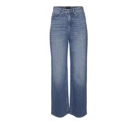 VERO MODA Female Taglio Ampio VMTESSA Vita Alta Jeans Taglio Ampio, Media Blu Denim, 27W x 34L