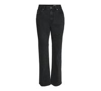 VERO MODA Vmtessa HR Straight Jeans Li134 Ga Noos Dritti, Denim Nero, 29W x 34L Donna