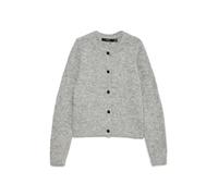 VERO MODA Knitted Cardigan VMNOVAH Knit Cardigan Medium Grey Melange L Medium Grey Melange L