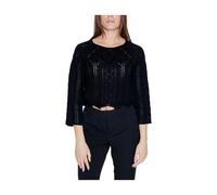 VERO MODA, ,Knitwear ,Donna ,Nero ,S Vmginger 3/4 Boatneck Pullover