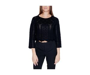 VERO MODA, ,Knitwear ,Donna ,Nero ,S Vmginger 3/4 Boatneck Pullover