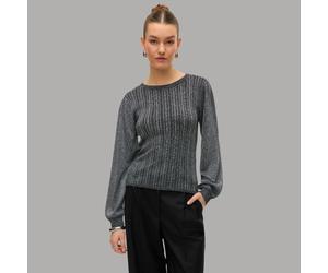 Vero Moda maglia nero grigio pullover con glitter art. Italia 10331487