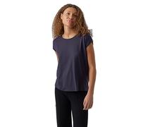 Vero Moda Maglietta da Donna Vmava Plain SS Top Gajrs Noos, Cielo Notturno, L