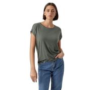 VERO MODA Maglietta da Donna Vmava Plain SS Top Gajrs Noos, Laurel Wreath, XL