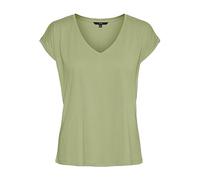 VERO MODA Maglietta da Donna Vmfilli SS con Scollo a V, Ga Noos, Salvia, S
