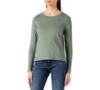 VERO MODA Maglietta da Donna Vmpaula L/S Noos, Laurel Wreath, M
