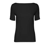 VERO MODA VMPANDA Modal S/S Top GA Noos T-Shirt, Black, L Donna