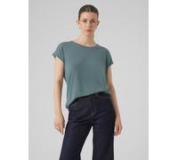 VERO MODA Vmava Plain SS Top Gajrs Noos T-Shirt, North Atlantic, XL Donna