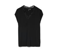 VERO MODA VMBELLA SL Lace Top Wvn GA Noos, Nero, XL