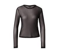 Vero Moda Vmlova LS Mesh Top Jrs Noos, Nero, S
