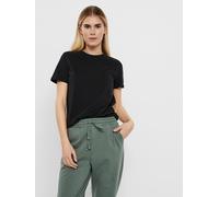 Vero Moda VMPAULA S/S T-Shirt GA Noos, Nero, XS Donna