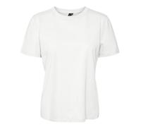 VERO MODA Top Manica Corta Girocollo Taglio Classico Donna Basic, Colore:Bianco-2, Taglia:S