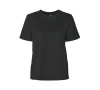VERO MODA Vmpaulina SS-Maglietta Ga Jrs Noos T-Shirt, Nero, XS Donna