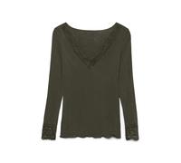 VERO MODA Maglietta 'VMSkye' verde scuro Donna - Abbigliamento - Maglie e top - Maglie - Maglie a maniche lunghe VERO MODA M
