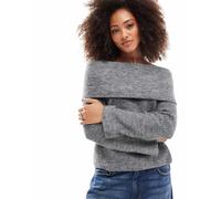 VERO MODA Maglione da Donna VMERA, Melange Grigio Medio, S
