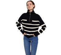 VERO MODA Pullover 'Saba' nero / offwhite Donna VERO MODA XXL nero / offwhite