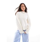 Vero Moda - Maglione crema con scollo circolare morbido-Bianco L