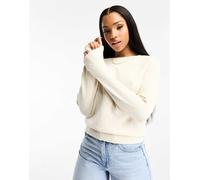 Vero Moda - Maglione crema con scollo rotondo-Bianco XL