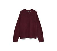 Vero Moda Maglione da Donna Vmboom LS O-Neck Ga Noos, Winetasting, XL