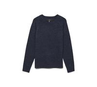 VERO MODA Vmdoffy LS O-Neck Blouse Ga Noos Maglione, Navy Blazer/Dettagli: Nero mélange, S Donna