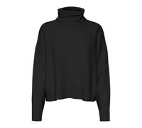 VERO MODA Maglione da Donna Vmomega LS, Nero, L